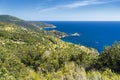 Monte Argentario, promontory on the Tirreno sea in Tuscany Royalty Free Stock Photo