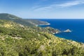 Monte Argentario, promontory on the Tirreno sea in Tuscany Royalty Free Stock Photo