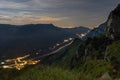 Dolomites At Night Royalty Free Stock Photo