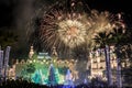 Monte Carlo Casino during New Year Celebrations Royalty Free Stock Photo