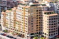 Monte Carlo, Monaco - August 2022: detail of luxury real estete residential building