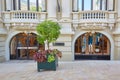 Loro Piana fashion luxury store windows in Monte Carlo, Monaco