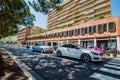 Monte Carlo, Monaco - June 21, 2018. Main street in Monte Carlo