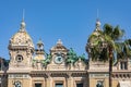 MONTE CARLO, MONACO - JUNE 04, 2019: Casino building facade in a sunny summer day in Monte Carlo, Monaco Royalty Free Stock Photo