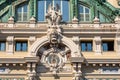 MONTE CARLO, MONACO - JUNE 04, 2019: Casino building facade in a sunny summer day in Monte Carlo, Monaco Royalty Free Stock Photo