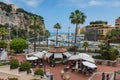 MONTE CARLO, MONACO - JUNE 04, 2019: Fontvielle Harbour, Monaco, on the French Riviera