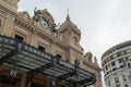 MONTE CARLO, MONACO - 9 March 2023: Front entrance of the famous casino at Monte Carlo, Monaco.