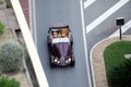 Aerial View Of A Vintage Morgan Plus 4 Classic British Convertib Royalty Free Stock Photo