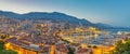 Monte Carlo Monaco, panarama city skyline