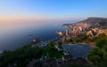 Monte Carlo, Monaco at sunrise Royalty Free Stock Photo