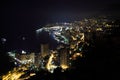 Monte Carlo night scene Royalty Free Stock Photo
