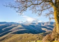 Monte Cinto from Col de San Colombano in Corsica Royalty Free Stock Photo