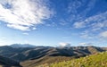 Monte Cinto from Col de San Colombano in Corsica Royalty Free Stock Photo