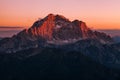 Monte Civetta, Dolomites, Italy Royalty Free Stock Photo