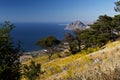 Monte Cofano in summertime. Sicily, Italy