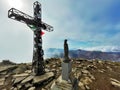 Monte Cusna peak on Italian appennino trail, Reggio Emilia, Italy