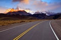 Monte Fitz Roy Sunrise Royalty Free Stock Photo