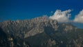 Monte Grigna above the city of Lecco in Italy Royalty Free Stock Photo