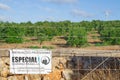 Monte Judeu, Lagos, Portugal August 16 2022: Avocado farm the new green gold protected