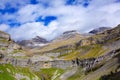 Monte Perdido Valle de Ordesa in Soaso circus Pyrenees Huesca Royalty Free Stock Photo