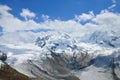 Monte Rosa - highest mountain of Swiss Alps