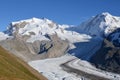 Monte Rosa and Liskamm Royalty Free Stock Photo