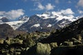 Monte Rosa massif Royalty Free Stock Photo