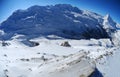 Monte Rosa mountain massif Royalty Free Stock Photo