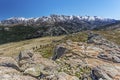 Monte Rotondo Mountain massif in Central Corsica Royalty Free Stock Photo