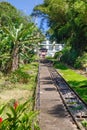 Monte Serrat Funicular cable railway in Santos, Brazil Royalty Free Stock Photo