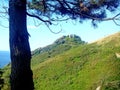 Monte Ulia in San Sebastian (Donostia) Cantabrian Coast. Guipuzcoa, Spain Pasajes Lighthouse.