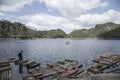 MONTEBELLO, MEXICO - Mar 14, 2017: Lake of Montebello in Chiapas Royalty Free Stock Photo