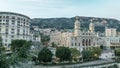 Montecarlo. Aerial view of Monaco skyline at sunset Royalty Free Stock Photo