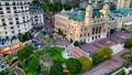 Montecarlo. Aerial view of Monaco skyline at sunset Royalty Free Stock Photo