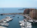 Montecarlo harbour Royalty Free Stock Photo