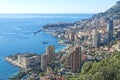 Montecarlo monaco panorama Royalty Free Stock Photo