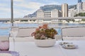 Montecarlo view from Monte Carlo beach hotel Royalty Free Stock Photo