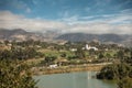 Montecito Country Club with Bird Refuge in front, Santa Barbara California