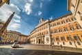 Montecitorio square. Italian parliament.