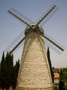 Montefiore windmill in Jerusalem Royalty Free Stock Photo