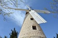 Montefiore Windmill in Jerusalem Israel Royalty Free Stock Photo