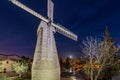 Montefiore Windmill in Jerusalem Royalty Free Stock Photo