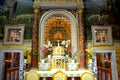 MONTEFORTINO, ITALY - CIRCA AUGUST 2022: Altar of Madonna dell\'Ambro Sanctuary