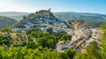 Panoramic sight in Montefrio, beautiful village in the province of Granada, Andalusia, Spain. Royalty Free Stock Photo