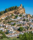 Panoramic sight in Montefrio, beautiful village in the province of Granada, Andalusia, Spain.