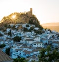 Late afternoon in Montefrio, beautiful village in the province of Granada, Andalusia, Spain.