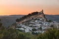 Montefrio at sunset, Province of Granada, Spain Royalty Free Stock Photo