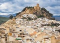 Montefrio village and castle of Granada province. Andalusia Royalty Free Stock Photo