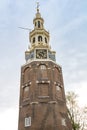 Montelbaanstoren in Amsterdam, Netherlands