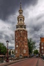 Montelbaanstoren tower in Amsterdam.